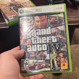 Xbox 360 Grand Theft Auto IV - Green Case